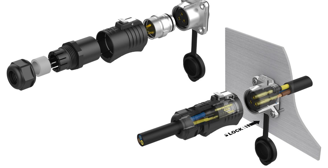 1500V connector EVO2 MC4 Solar connector