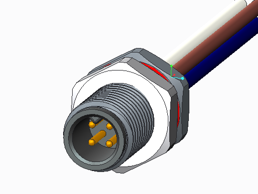 M5 cable 4pin IP68