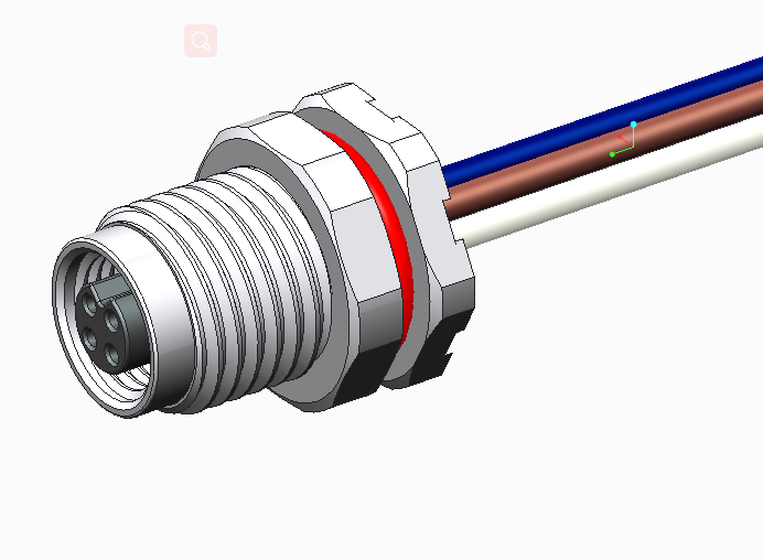 M5 cable 4pin IP68