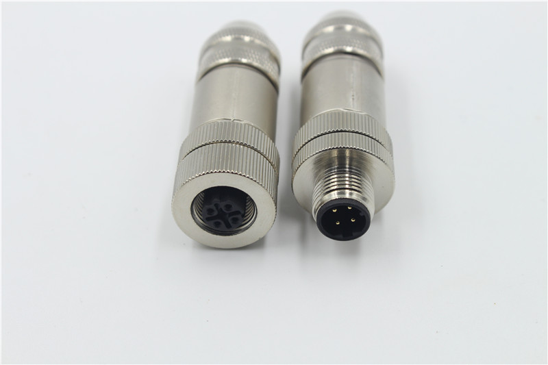 M12-Connectors 全金属4pin连接器IP68