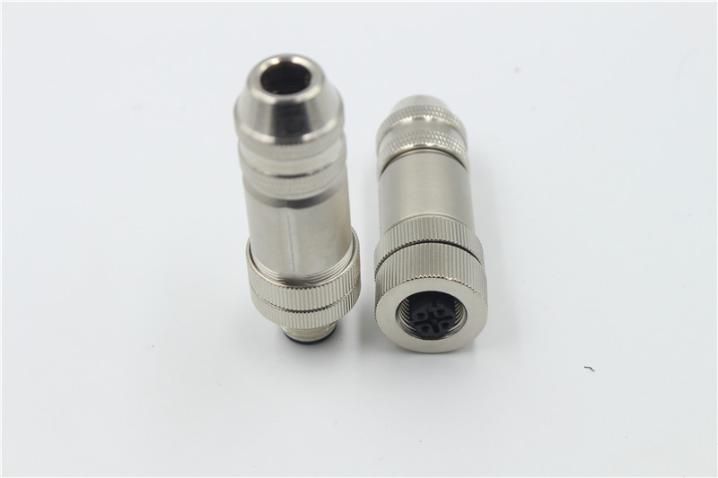 M12-Connectors 全金属4pin连接器IP68