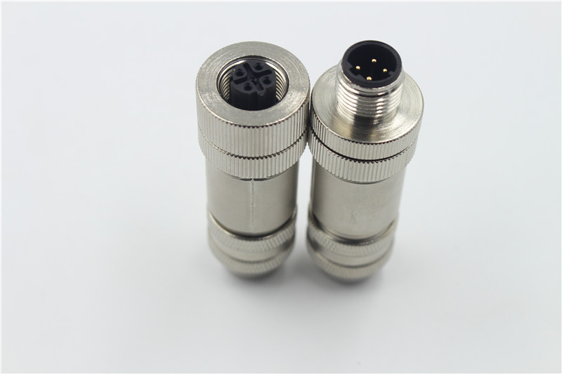 M12-Connectors 全金属4pin连接器IP68