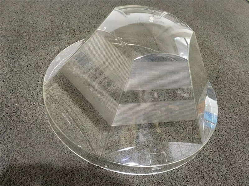 Lens connector precision plastic mold connector