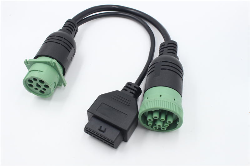 Diagnosis wire plug test cable plug connection wire one split two four