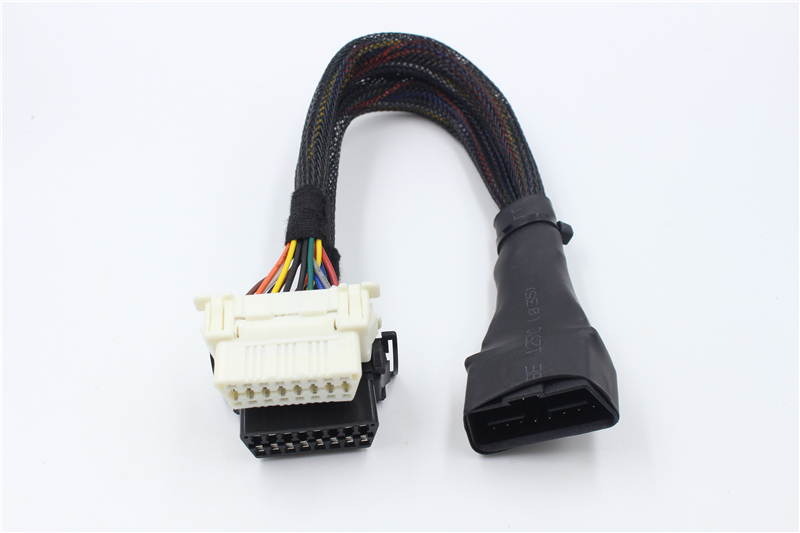 OBD2 extension wire 1 out 2 interface wire on board computer OBD cable