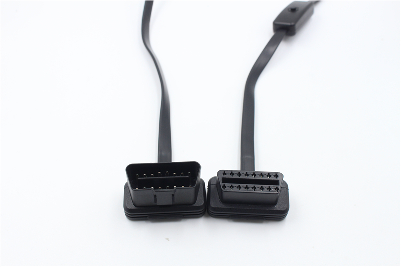Automobile OBD2 splitter extension waterproof cable assembly