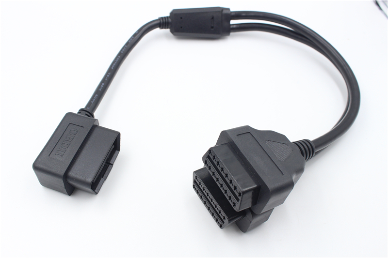 Automotive Vehicle OBD 2 diagnostic wire data cable assembly