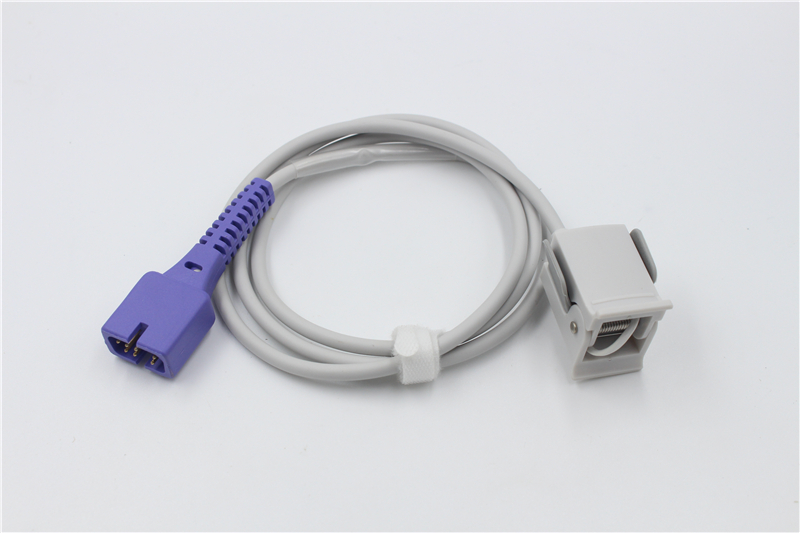 Medical equipment custody lead wire finger pulse clip hand cable