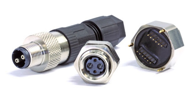 M12 connectors 2+2 Water meter signal receiving and transmitting