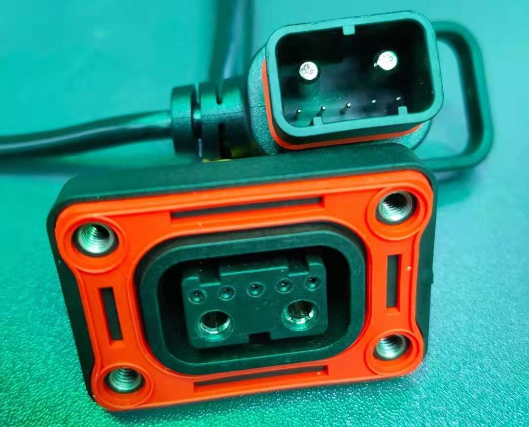 2 + 5 battery pack 50A waterproof connector