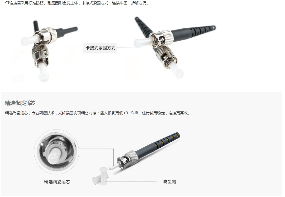 Optical fiber ceramic plug connector