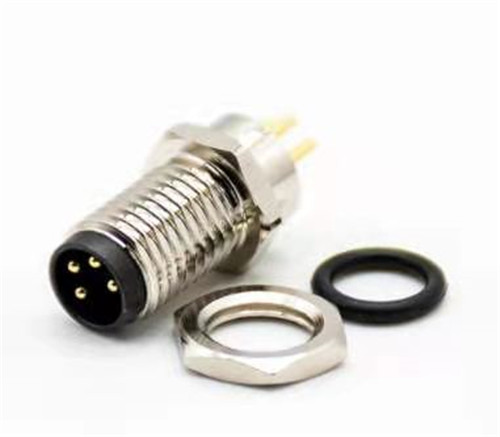 M8 4pin PCB insert connector