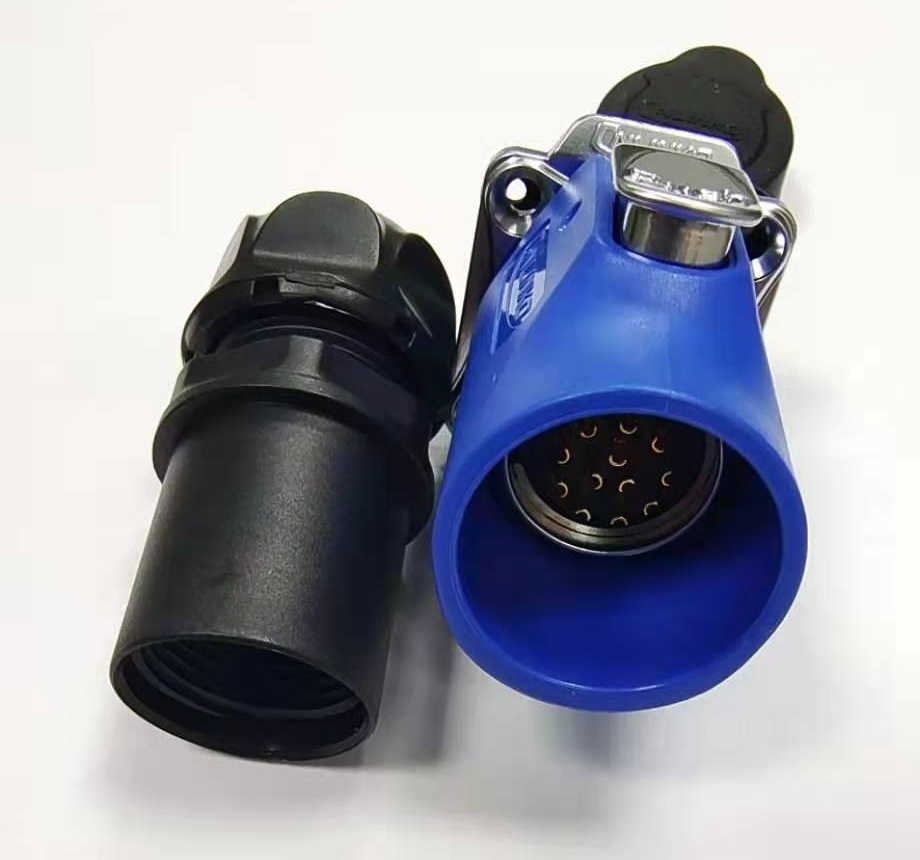M19 push pull self locking industrial waterproof connector