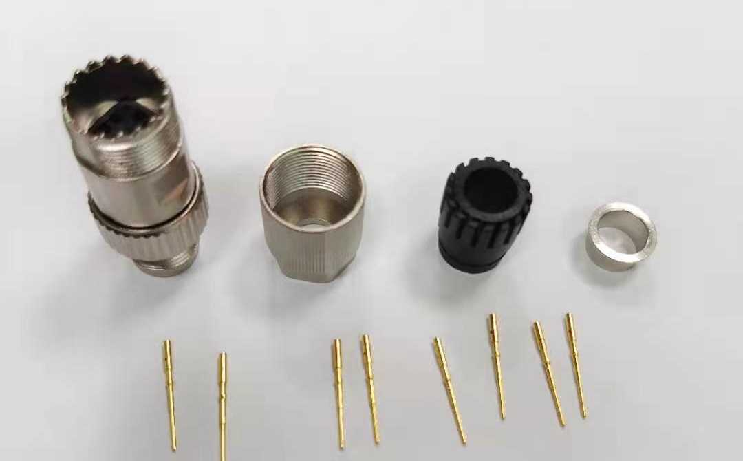 M12 connector Rail transit metal field mounted connector