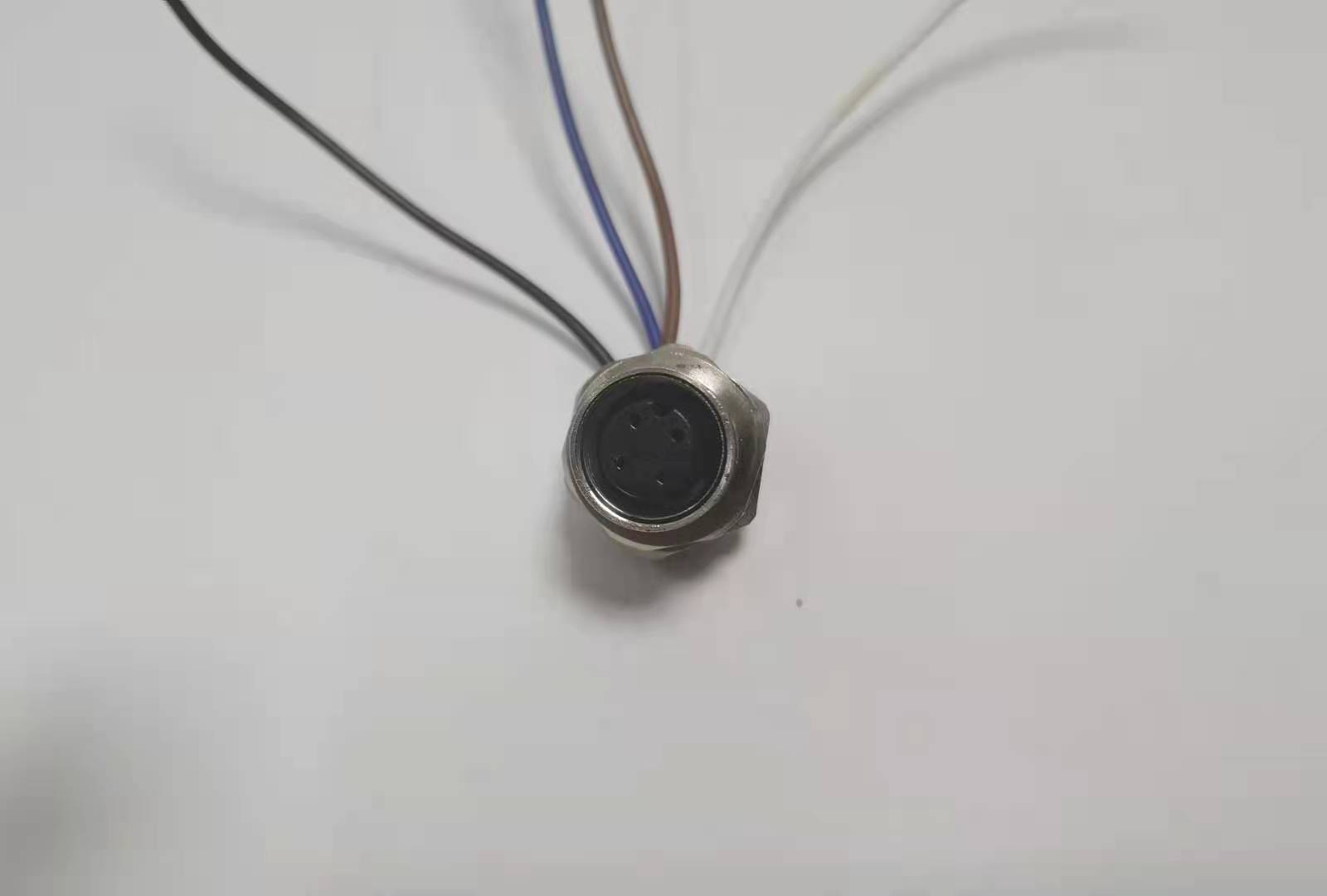 M12 female connector panel 4pins connector