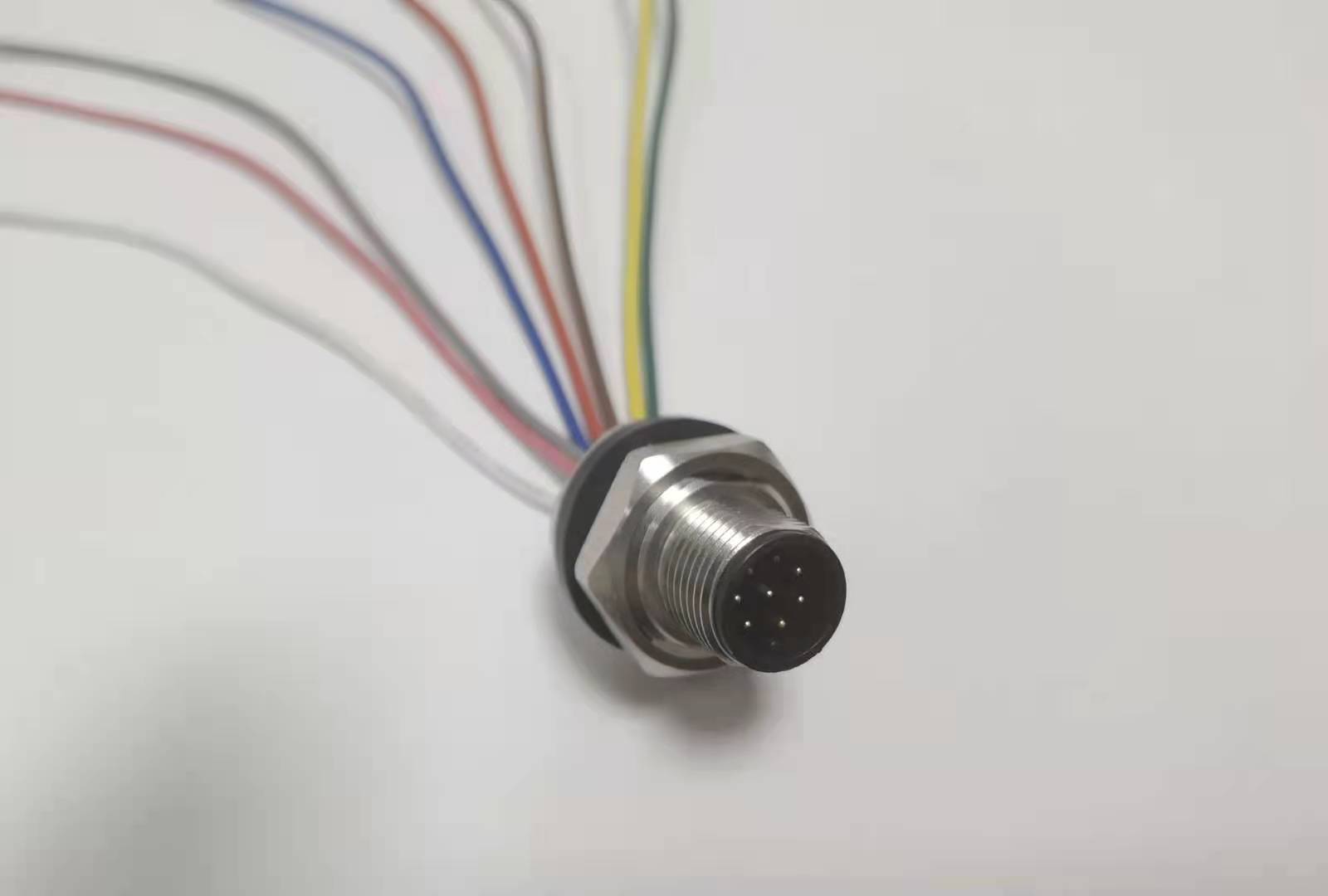 M12 A code  8pin panel connector