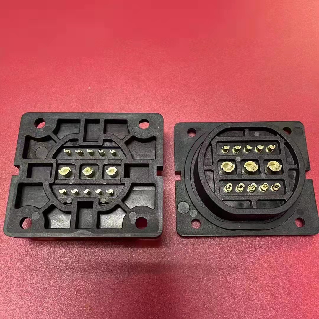 Battery pack power 2power+PE+10 signal power hybrid connector