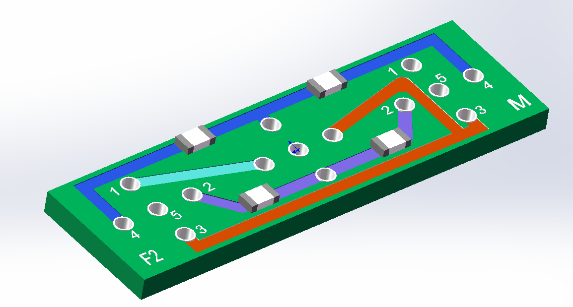 PCB printed circuit board connector tee M12 connector Y Splitter