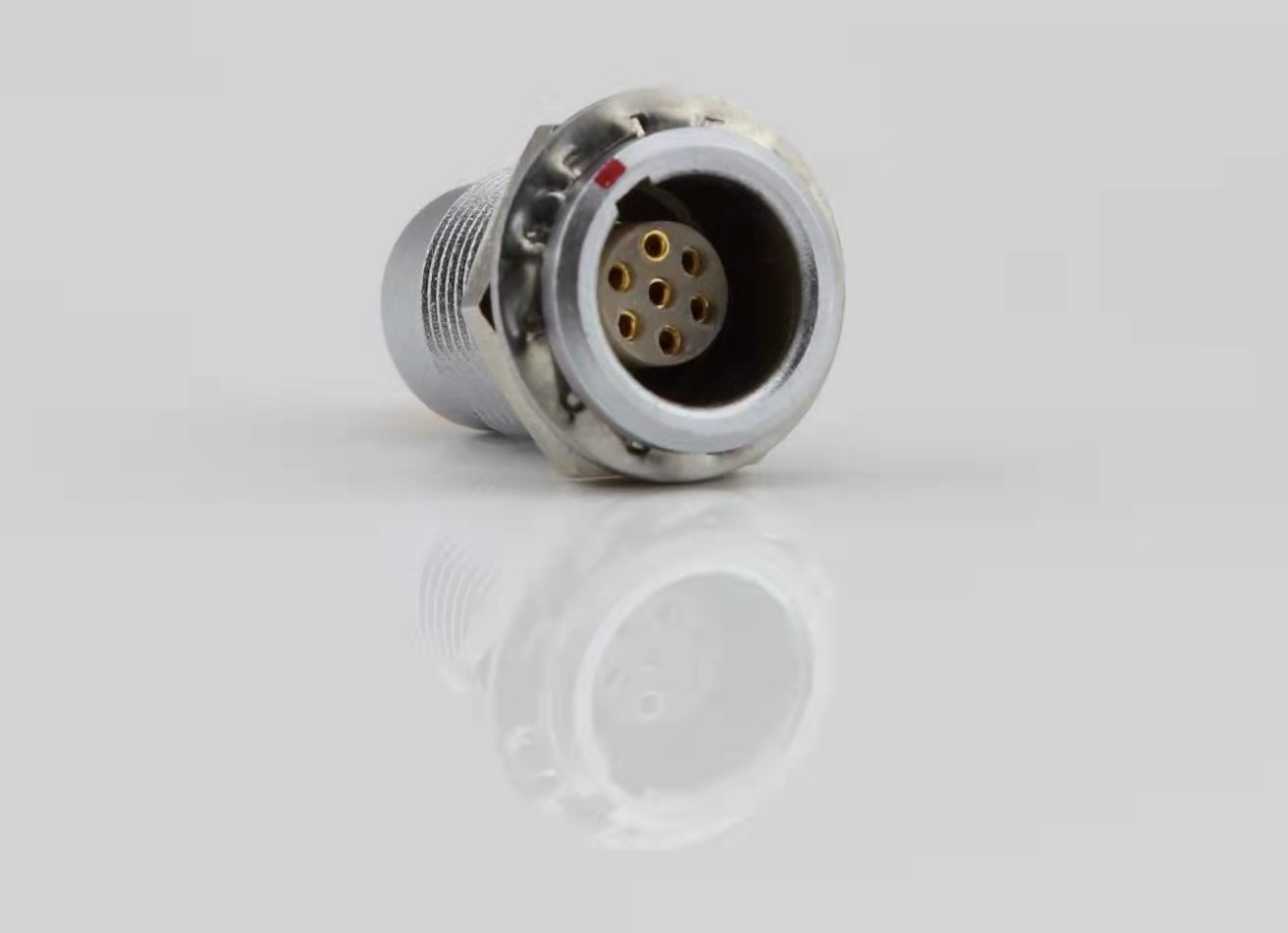Medical connector push-pull metal connector 7pin panel mounting ASS