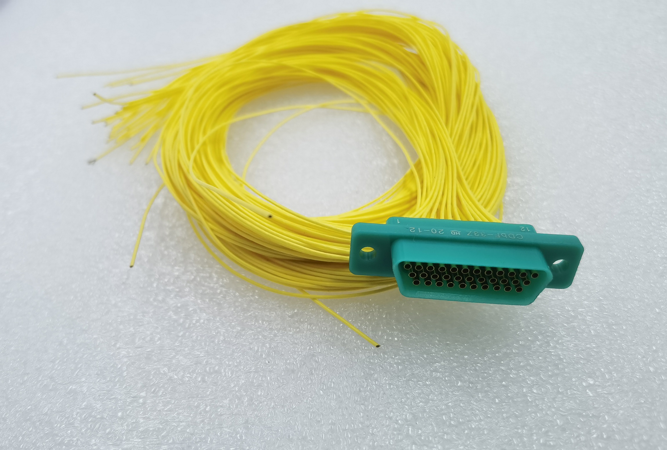 33pins twist pins female connector 500mm wire length for cdbf connector