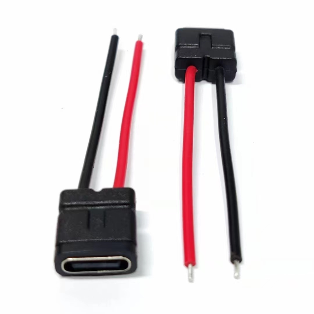USB C 4PIN 2PIN waterproof  IP68 socket connector