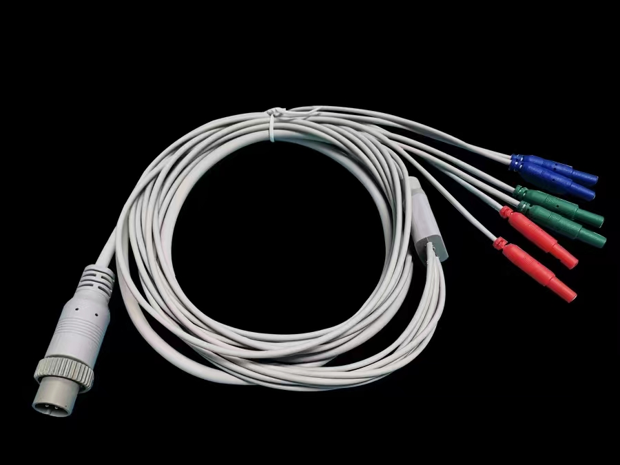 Medical 1 out 6 electric heating cable assembly