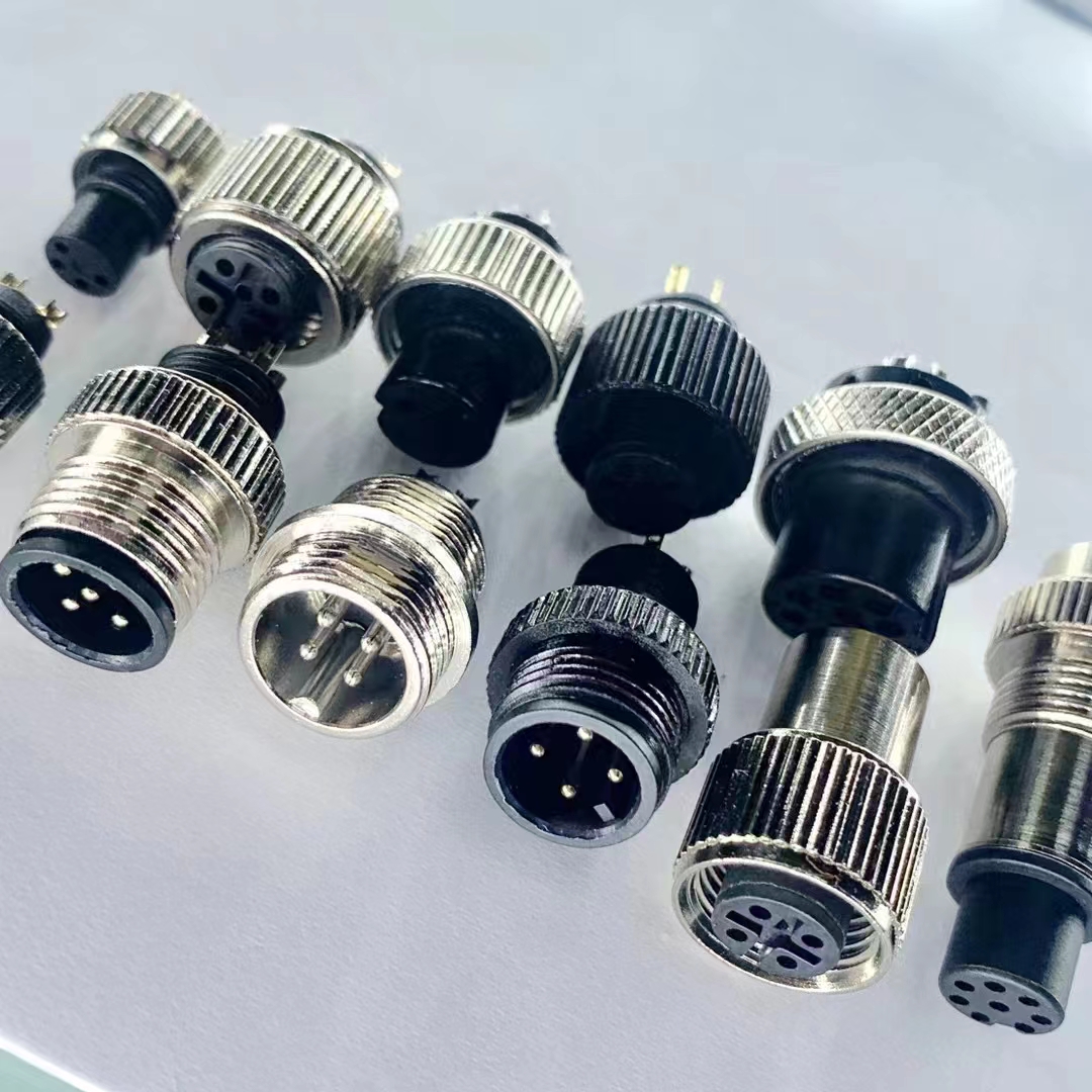 M12 IEC61076 connector male and female IP67 connector