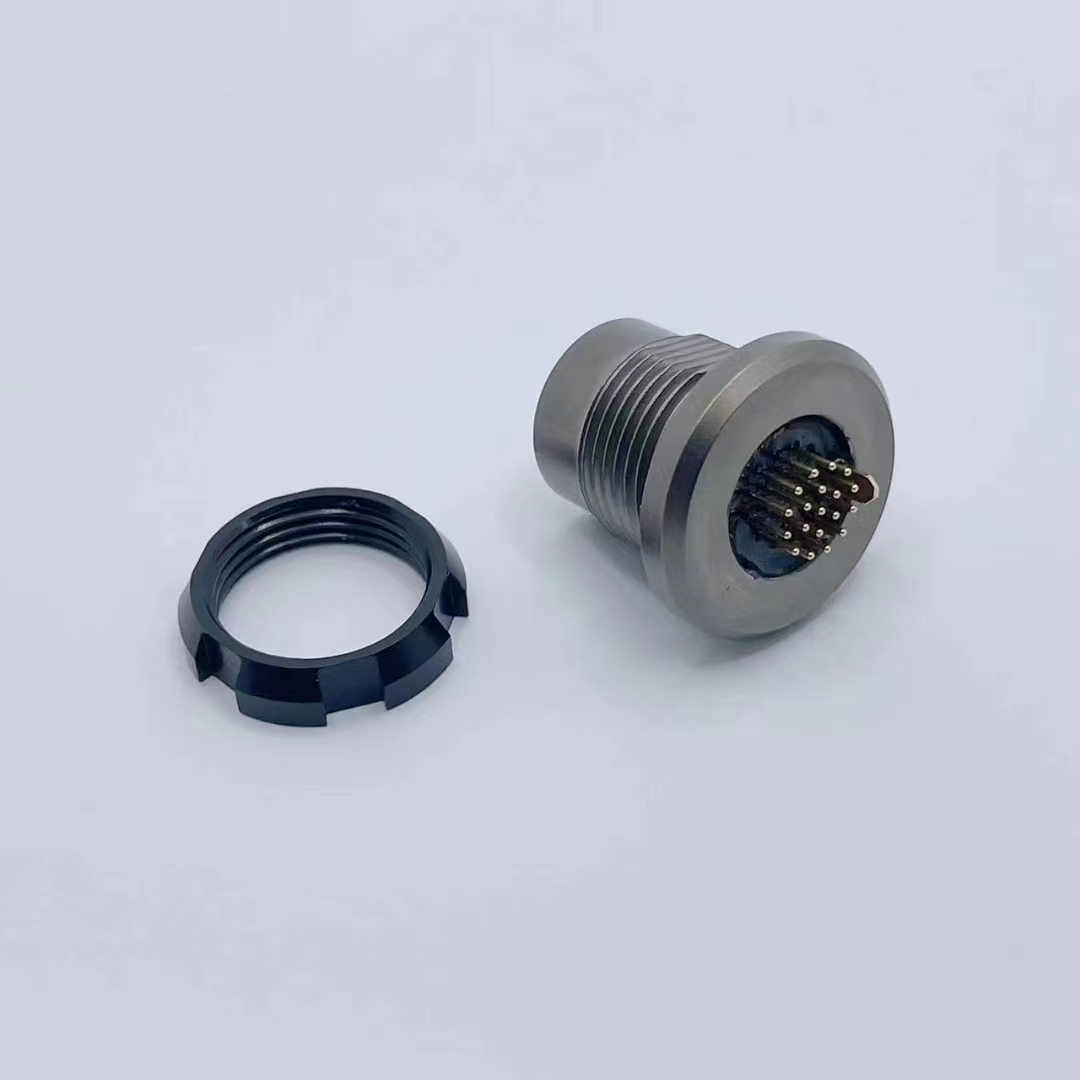 20pins waterproof connector of push pull industrial connector