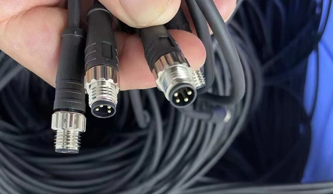 M8 connector 4pin cable waterproof IP68 connector