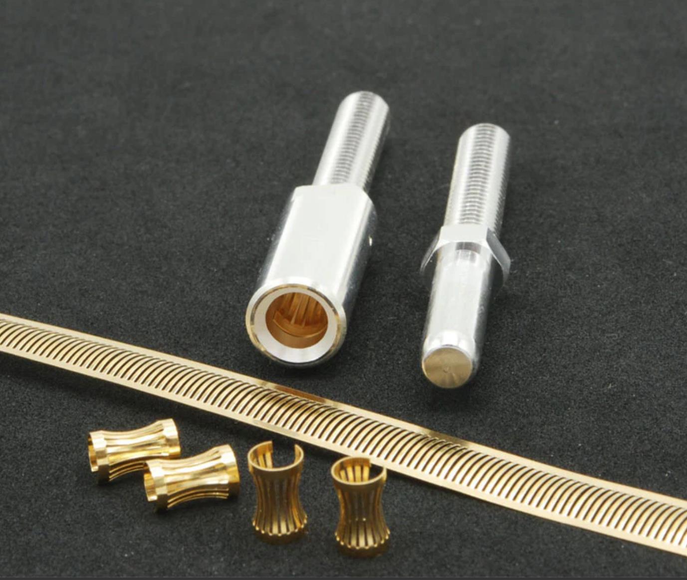 Battery pack connection Metal contact terminal grid electroplated CNC terminal