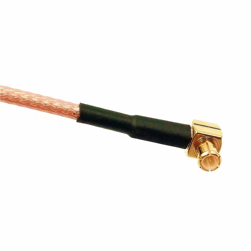 RG316 silver plated RF adapter MCX female MCX right angle male